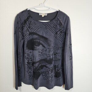 Pink Republic long sleeve blouse upcycled by me